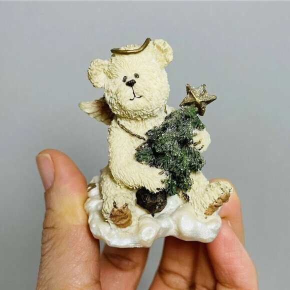 Vintage Boyds Bear Lil Wings Kipling Christmas Figurine Tree Little Angel Firley - Picture 1 of 9
